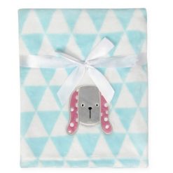 Kocyk RICCO z haftem 75x100. Kocyki dla dzieci Multitex, z poliesteru. Za 55.45 zł.