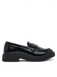 Calvin Klein Półbuty V3X4-83181-1453 S Czarny. Czarne półbuty dziewczęce Calvin Klein, bez wzorów, ze skóry, bez zapięcia. Za 399.99 zł.