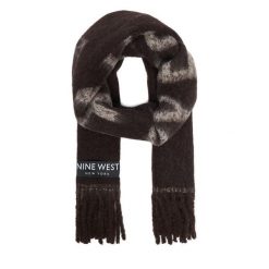 Szalik Nine West. Brązowe szaliki i chusty damskie Nine West, bez wzorów. Za 89.99 zł.