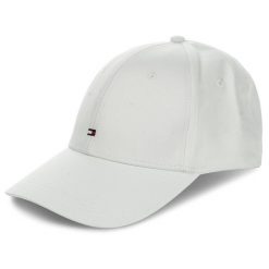 Czapka z daszkiem Tommy Hilfiger. Białe czapki i kapelusze damskie Tommy Hilfiger, bez wzorów. Za 119.99 zł.
