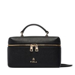 Torebka Furla. Czarne torebki do ręki damskie Furla, bez wzorów, klasyczne, bez dodatków. Za 944.99 zł.