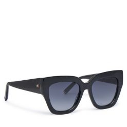 Okulary przeciwsłoneczne Tommy Hilfiger. Czarne okulary przeciwsłoneczne damskie Tommy Hilfiger. Za 489.99 zł.