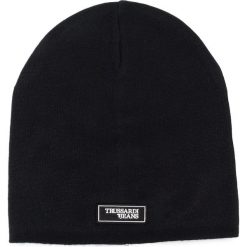 Czapka TRUSSARDI JEANS - Beanie Knit Flat 57Z00130 K299. Czarne czapki i kapelusze męskie TRUSSARDI JEANS, bez wzorów, z jeansu. Za 169.00 zł.