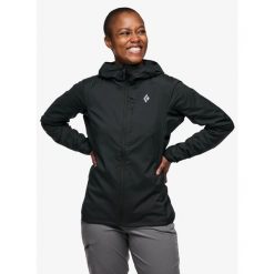 Kurtka softshell damska Black Diamond Alpine Start Insulated Hoody. Niebieskie kurtki damskie Black Diamond, bez wzorów, z softshellu, bez kaptura. Za 928.99 zł.