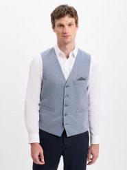 Finshley & Harding garnitury modułowe - Maxte Mężczyźni Modern Fit niebieski|szary, 56. Niebieskie garnitury męskie Finshley & Harding, bez wzorów, eleganckie. Za 159.95 zł.