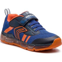 Sneakersy GEOX - J Android B. A J9244A 01454 C0659 DD Navy/Orange. Niebieskie półbuty chłopięce Geox, bez wzorów, z materiału, bez zapięcia. W wyprzedaży za 199.00 zł.