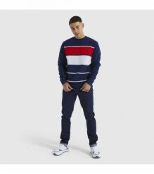 ELLESSE BLUZA MĘSKA SPORTOWA BEZ KAPTURA KOLOR WIELO KOLOROWY. Bluzy męskie Ellesse, l, bez wzorów, z bawełny, bez kaptura, do biegania. Za 154.28 zł.