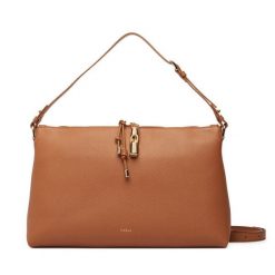 Torebka Furla. Brązowe torebki do ręki damskie Furla, bez wzorów, klasyczne, bez dodatków. Za 1,439.00 zł.