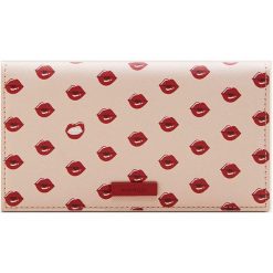 Mango - Portfel Besos. Różowe portfele damskie Mango, z materiału. Za 49.90 zł.