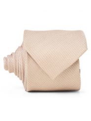 Andrew James Krawat z zawartością jedwabiu Mężczyźni Bawełna beżowy, ONE SIZE. Brązowe krawaty i muchy Andrew James, bez wzorów, z bawełny, eleganckie. Za 179.95 zł.
