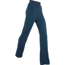 Wygodne spodnie shirtowe na relaks, Level 1 bonprix ciemnoniebieski. Niebieskie spodnie materiałowe damskie bonprix, w paski. Za 74.99 zł.