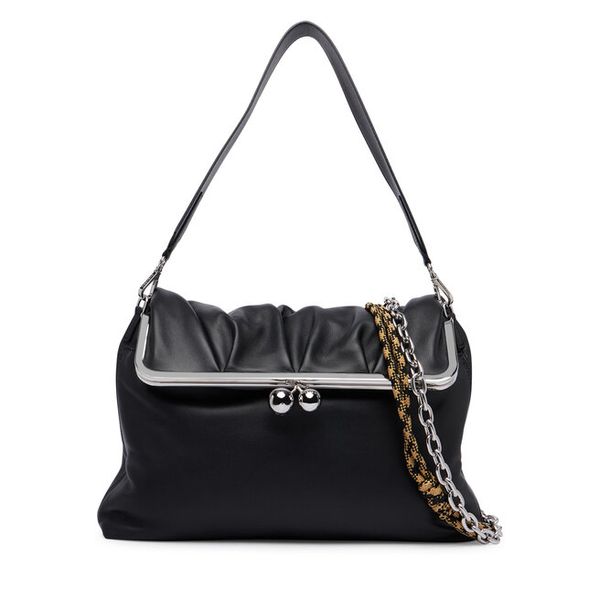 Torebka Weekend Max Mara. Czarne torebki do ręki damskie Weekend Max Mara, bez wzorów, klasyczne, bez dodatków. Za 2,339.00 zł.