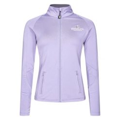 Damski polar Kingsland Classic Limited. Fioletowe bluzy sportowe damskie KINGSLAND, bez wzorów, z polaru, bez kaptura, do jazdy konnej. Za 480.50 zł.