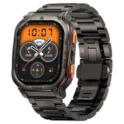 Smartwatch Kospet Tank M3 Ultra Special Edition Czarny. Czarne t-shirty męskie KOSPET, m, bez wzorów, bez kołnierzyka. W wyprzedaży za 549.00 zł.