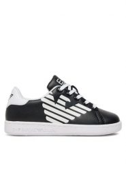 EA7 Emporio Armani Sneakersy 7Y000001 AF10179 MC011 Czarny. Czarne buty sportowe chłopięce EA7 Emporio Armani, bez wzorów, ze skóry, bez zapięcia. Za 319.99 zł.