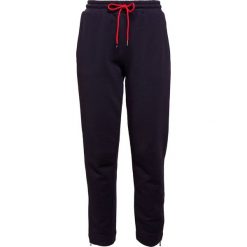 Emporio Armani Spodnie treningowe navy. Spodnie dresowe damskie Emporio Armani, z bawełny. Za 879.00 zł.
