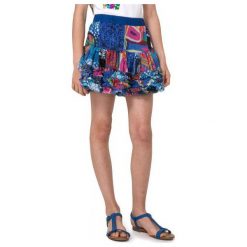 Desigual Spódnica Dziewczęca Antius 116 Niebieski. Niebieskie spódniczki dla dziewczynek Desigual. W wyprzedaży za 179.00 zł.