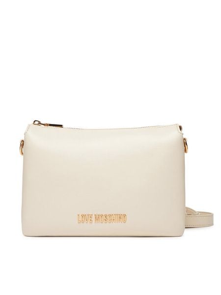 LOVE MOSCHINO Torebka JC4075PP1NLF0110 Écru. Listonoszki damskie Love Moschino, bez wzorów, ze skóry, bez dodatków. Za 519.99 zł.