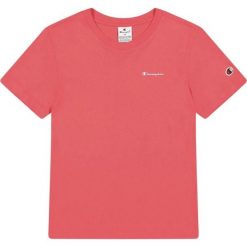T-shirt Damski. Czerwone t-shirty damskie Champion, bez wzorów, casualowe, bez kołnierzyka. Za 131.99 zł.