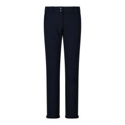 Spodnie narciarskie z wewnętrzną gaiter dla kobiet CMP. Czarne spodnie sportowe damskie CMP, bez wzorów, narciarskie. Za 881.70 zł.