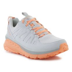 Buty Skechers Switch 180162-LGCL szare. Szare obuwie sportowe damskie bez wzorów, z materiału, trekkingowe. Za 476.57 zł.