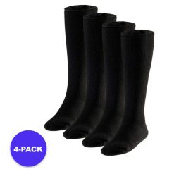 Podkolanówki termiczne męskie 4 pary. Czarne skarpety męskie HEAT KEEPER, bez wzorów, z elastanu. W wyprzedaży za 220.75 zł.