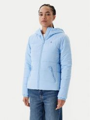 Tommy Jeans Kurtka przejściowa DW0DW20959 Błękitny Slim Fit. Niebieskie kurtki damskie Tommy Jeans, xxs, bez wzorów, z jeansu, bez kaptura. Za 489.99 zł.