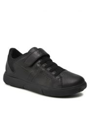 Geox Sneakersy J Nebcup B. B J02AZB 04314 C9999 S Czarny. Czarne trampki i tenisówki chłopięce Geox, bez wzorów, ze skóry, bez zapięcia. Za 399.99 zł.