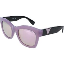 Męskie okulary przeciwsłoneczne w kolorze czarno-fioletowym. Czarne okulary przeciwsłoneczne męskie marki Guess. W wyprzedaży za 150.95 zł.