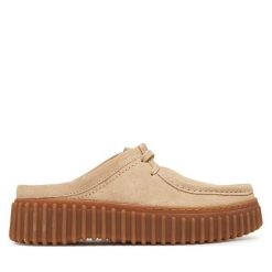 Klapki Clarks. Klapki damskie Clarks, bez wzorów, bez obcasa. Za 289.99 zł.