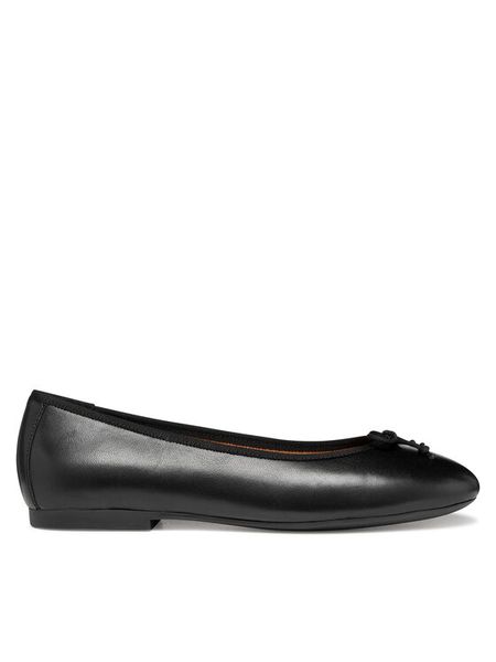 Geox Baleriny D New Palmaria D654JF 0TU11 C9999 Czarny. Czarne baleriny damskie Geox, bez wzorów, ze skóry, bez obcasa. Za 283.99 zł.