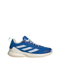Avaflash Low Tennis Shoes. Białe obuwie sportowe damskie Adidas, bez wzorów, z materiału, trekkingowe. Za 368.05 zł.