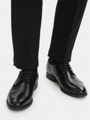 Lasocki Półbuty CEO-LOCARNO-01 MB Czarny. Czarne eleganckie półbuty Lasocki, ze skóry, wizytowe, bez zapięcia. Za 229.99 zł.