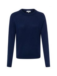 Marie Lund bluzka z czystego kaszmiru Kobiety Kaszmir (100%) niebieski, XL. Niebieskie bluzki damskie Marie Lund, xl, bez wzorów, z kaszmiru, bez kołnierzyka, bez ramiączek. Za 649.95 zł.
