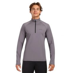 Koszulka termoaktywna Kilpi Willea. Szare koszulki sportowe męskie Kilpi, na zimę, l, bez wzorów, z materiału, bez kołnierzyka, bez ramiączek, trekkingowe. Za 247.50 zł.