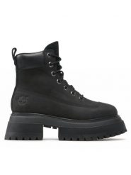 Timberland Trapery Timberland Sky TB0A428J0011 Czarny. Czarne śniegowce i trapery damskie Timberland, z nubiku. Za 829.99 zł.