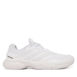 Buty do tenisa adidas. Białe buty sportowe męskie Adidas, bez zapięcia, tenisowe. Za 329.99 zł.