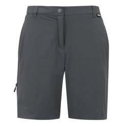 Spodenki Podróżne Damskie Odstraszające Owady. Szare szorty sportowe damskie Regatta, bez wzorów, sportowe, trekkingowe. Za 182.99 zł.