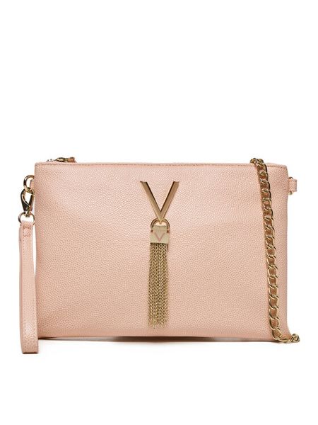 Valentino Torebka Divina VBS1R419G Różowy. Czerwone torebki do ręki damskie Valentino, bez wzorów, ze skóry, wizytowe, bez dodatków. Za 169.99 zł.