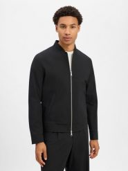 Finshley & Harding London bluza modułowa - Dean Mężczyźni Slim Fit czarny, 52. Czarne bluzy męskie Finshley & Harding London, m, bez wzorów, bez kaptura. Za 549.95 zł.