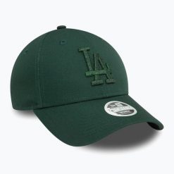 Czapka z daszkiem damska New Era Metallic 9FORTY Los Angeles Dodgers. Zielone czapki i kapelusze damskie New Era, na zimę, bez wzorów. Za 119.99 zł.