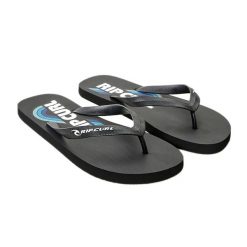 Japonki plażowe męskie Rip Curl Surf Revival Logo Open Toe 6244. Czarne buty sportowe męskie Rip Curl, bez zapięcia. Za 39.99 zł.