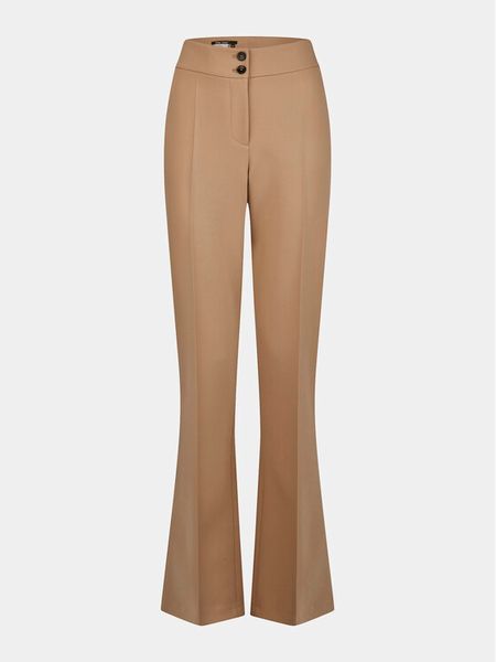 Marc Aurel Spodnie materiałowe 1685 2002 93236 Beżowy Regular Fit. Brązowe spodnie materiałowe damskie Marc Aurel, bez wzorów, z materiału. Za 459.99 zł.
