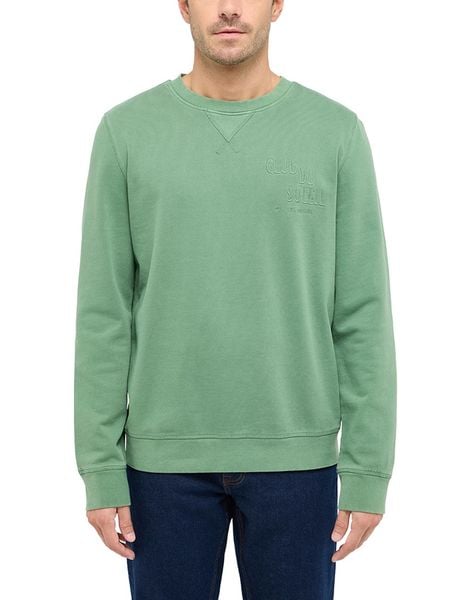 Męska Bluza Nierozpinana Mustang Style Clio Dark Ivy 1016260 6326. Bluzy męskie Mustang, m, bez wzorów, bez kaptura. Za 169.99 zł.