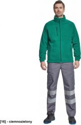 Kurtka męska CERVA BHADRA FLEECE - kurtka ciemnozielony 3XL. Zielone kurtki męskie CERVA, m, bez wzorów, bez kaptura. Za 74.69 zł.