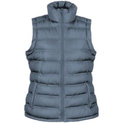 Damska Ocieplana Kurtka / Kamizelka Ice Bird. Niebieskie kurtki damskie RESULT, l, z aplikacjami, z materiału, bez kaptura. Za 135.99 zł.