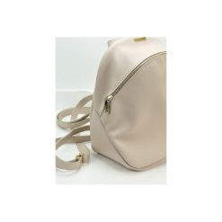 Skórzany Fabio Plecak ZIP jasny beż. Brązowe plecaki damskie Fabiola, w paski, z materiału, eleganckie. Za 269.00 zł.