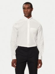 Armani Exchange Koszula 6DZC21 ZN2VZ 1116 Écru Slim Fit. Koszule męskie Armani Exchange, m, bez wzorów, z bawełny, bez kołnierzyka, bez ramiączek. Za 239.99 zł.