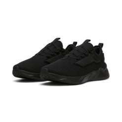 Buty do biegania unisex Retaliate 3 PUMA Black. Czarne buty sportowe męskie Puma, z materiału, bez zapięcia, do biegania. Za 269.99 zł.