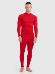 4F Bielizna termoaktywna bezszwowa (dół) męska - czerwona L/XL. Czerwona bielizna termoaktywna męska 4f, l, ze skóry. Za 149.99 zł.